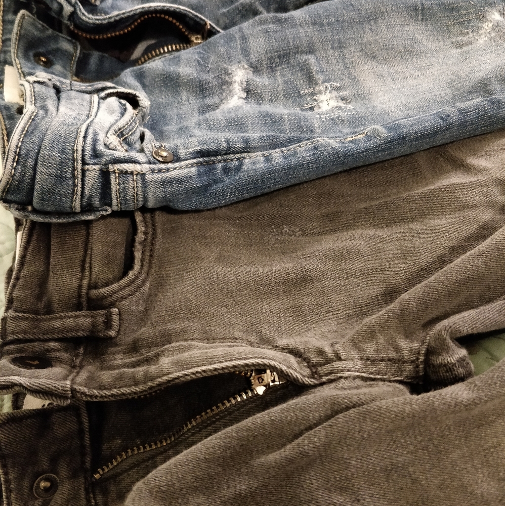 2 pairs Chloe skinny jeans toddler girls size 4